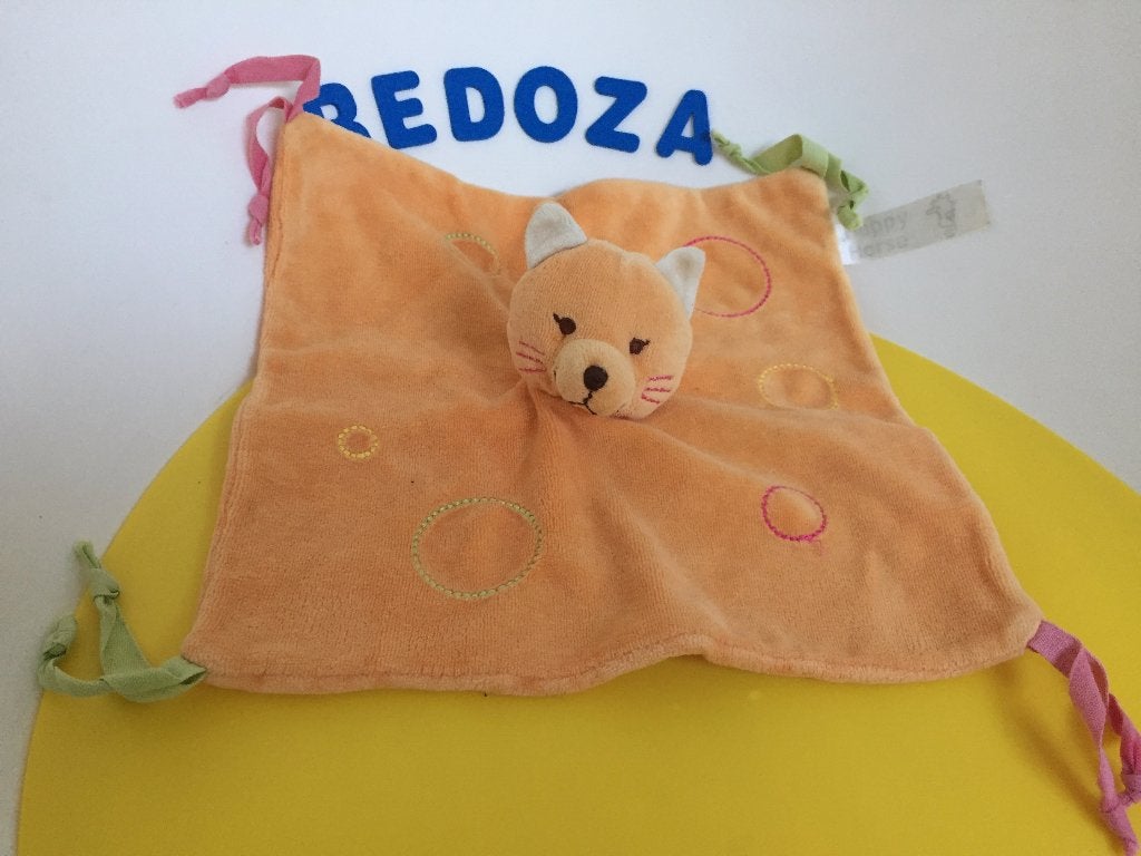 K2402 happy horse doekje poes oranje, Ophalen of Verzenden, Zo goed als nieuw
