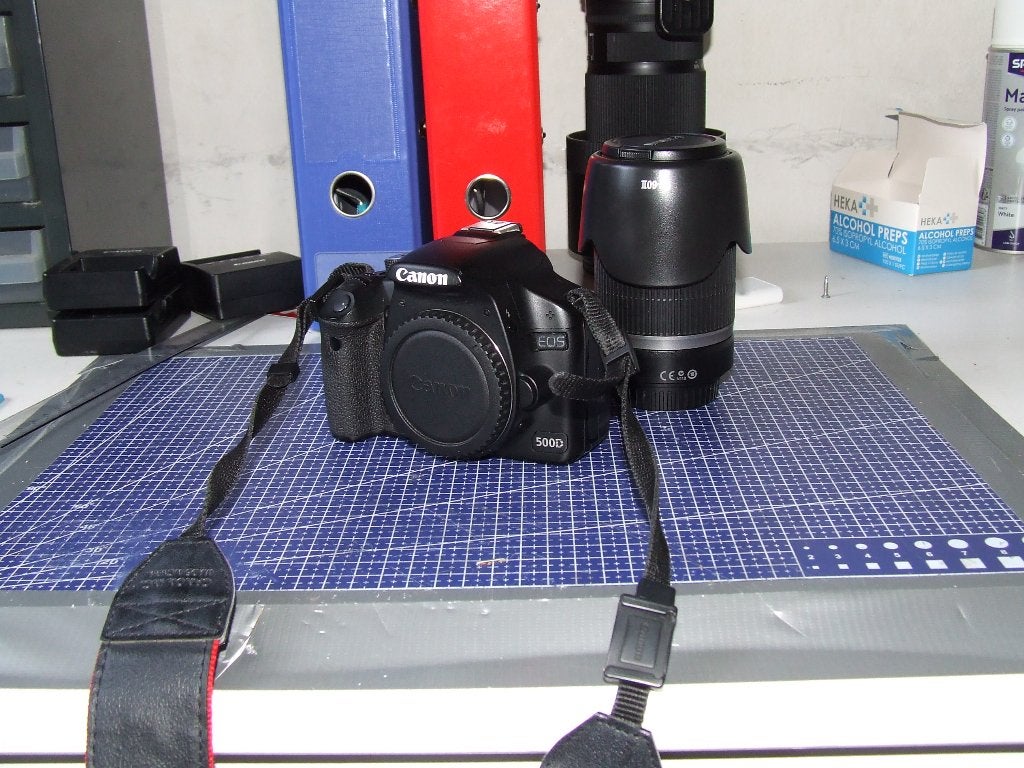 Canon EOS 500D, Gebruikt, Spiegelreflex, Canon, Ophalen of Verzenden