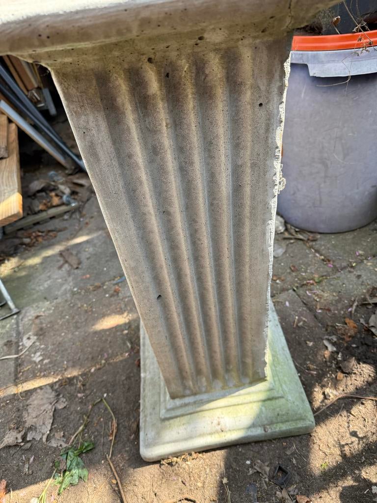 Mooie betonnen sokkel voor binnen of buiten, Ophalen of Verzenden, Gebruikt, Beton, Overige typen