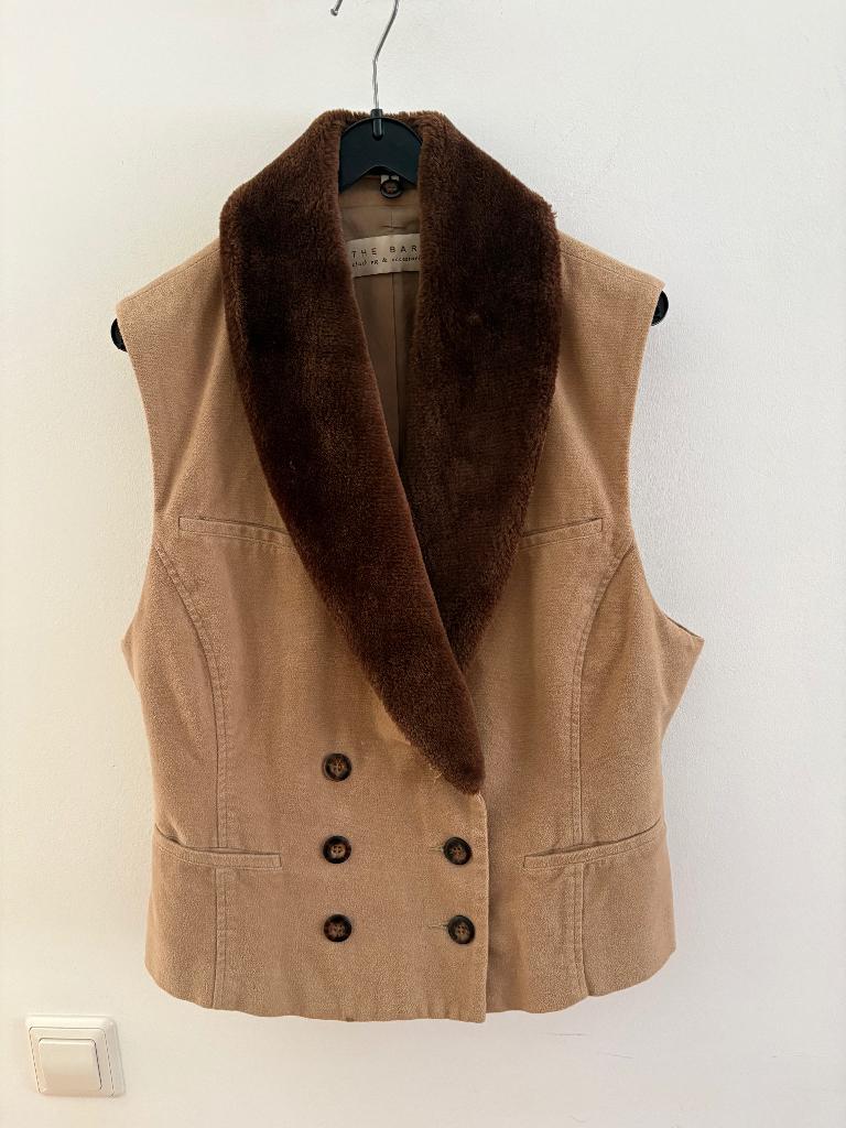Gilet met afneembare teddy kraag, Kleding | Dames, Ophalen of Verzenden, Zo goed als nieuw, Maat 38/40 (M), Overige kleuren