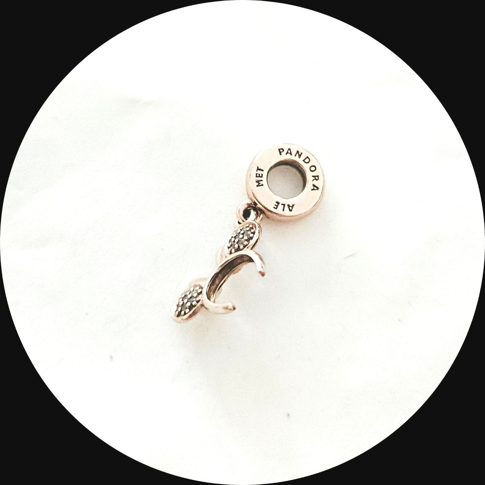 Pandora Disney Parks rose goud Minnie Ears / Oren zirkonia, Sieraden, Tassen en Uiterlijk, Pandora, Ophalen of Verzenden, Zo goed als nieuw