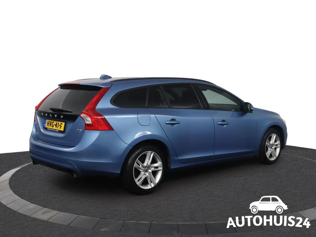 Volvo V60 2.0 T3 Momentum 2016|153pk|Navi|PDC v/a|1e eigenaa, Stof, Gebruikt, 4 cilinders, Blauw
