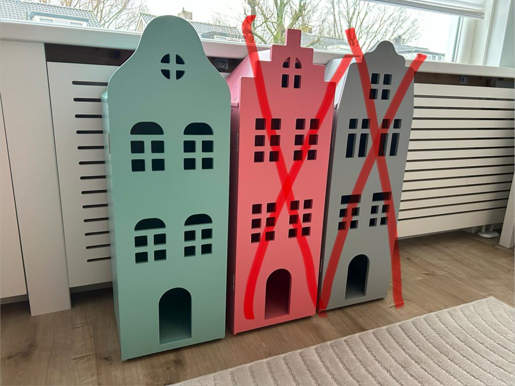 hema grachtenpand poppenhuis kast, Ophalen of Verzenden, Zo goed als nieuw, Poppenhuis