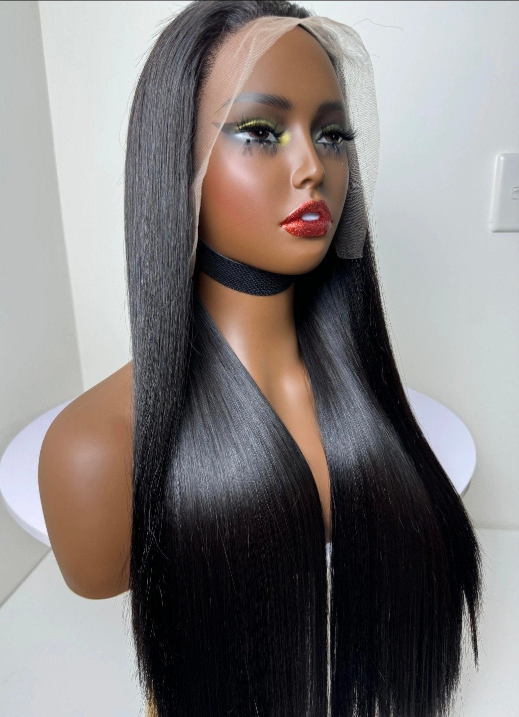 26 inch silky straight wig / pruik 100% menselijke haar, Ophalen of Verzenden, Nieuw, Pruik of Haarverlenging