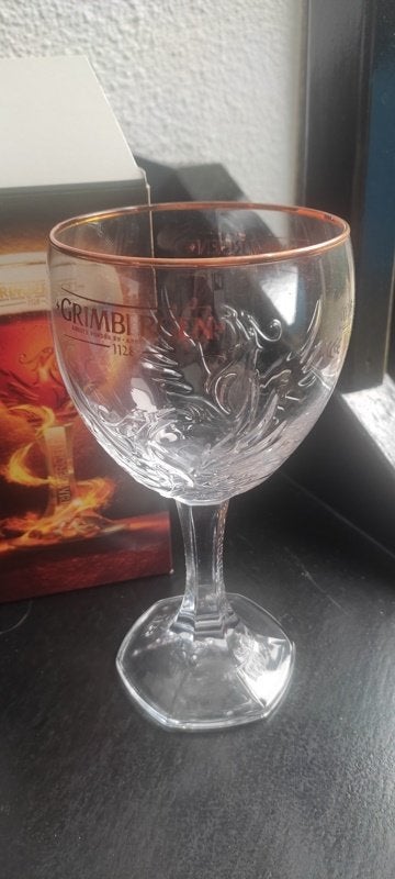 Groot trappist bierglas Grimbergen, 17 cm, Verzenden, Nieuw, Bierglas