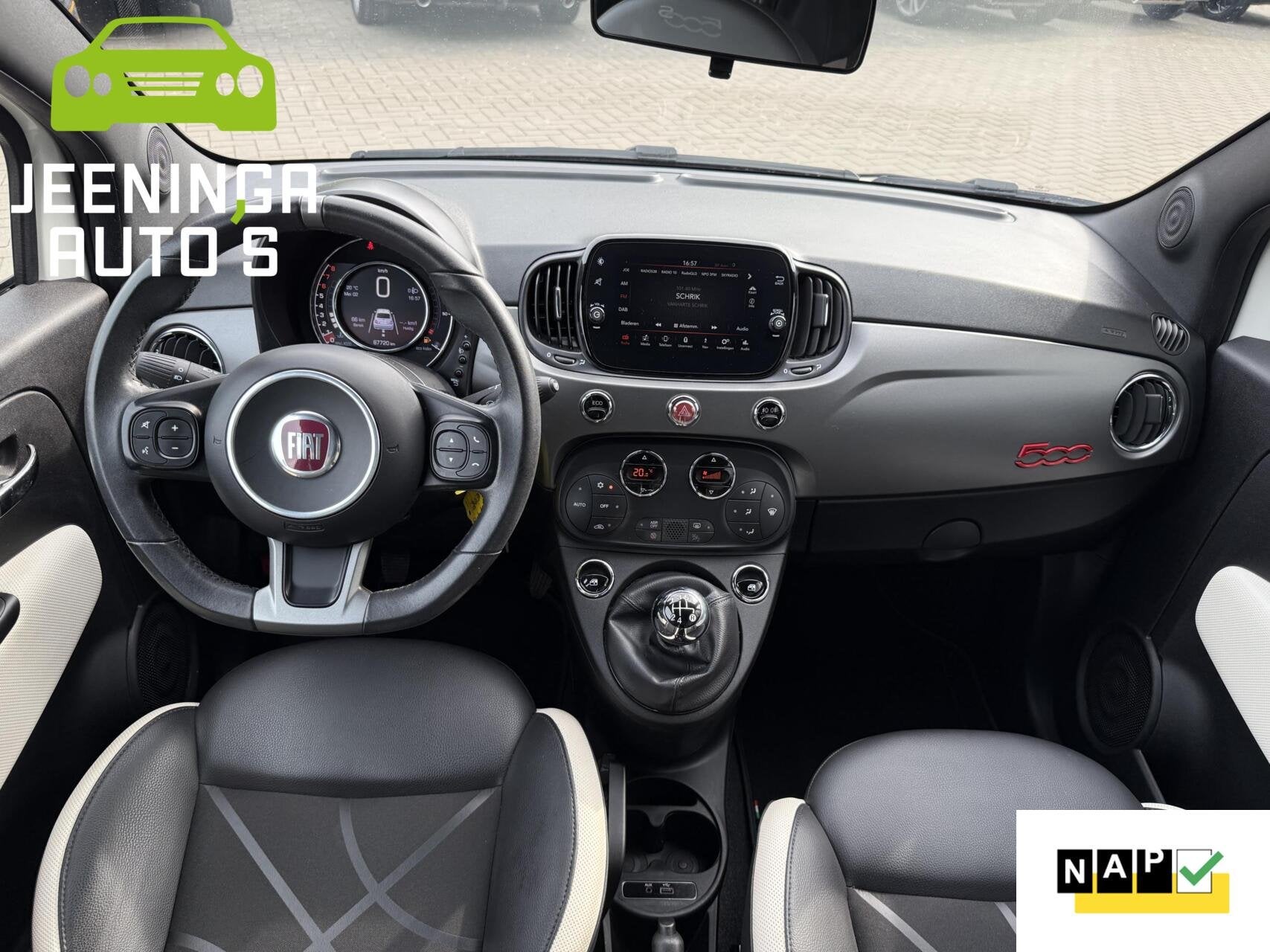 Foto 2 van Fiat 500 0.9 TwinAir Turbo Sport|Clima|PDC|AppleCarPlay|NAP