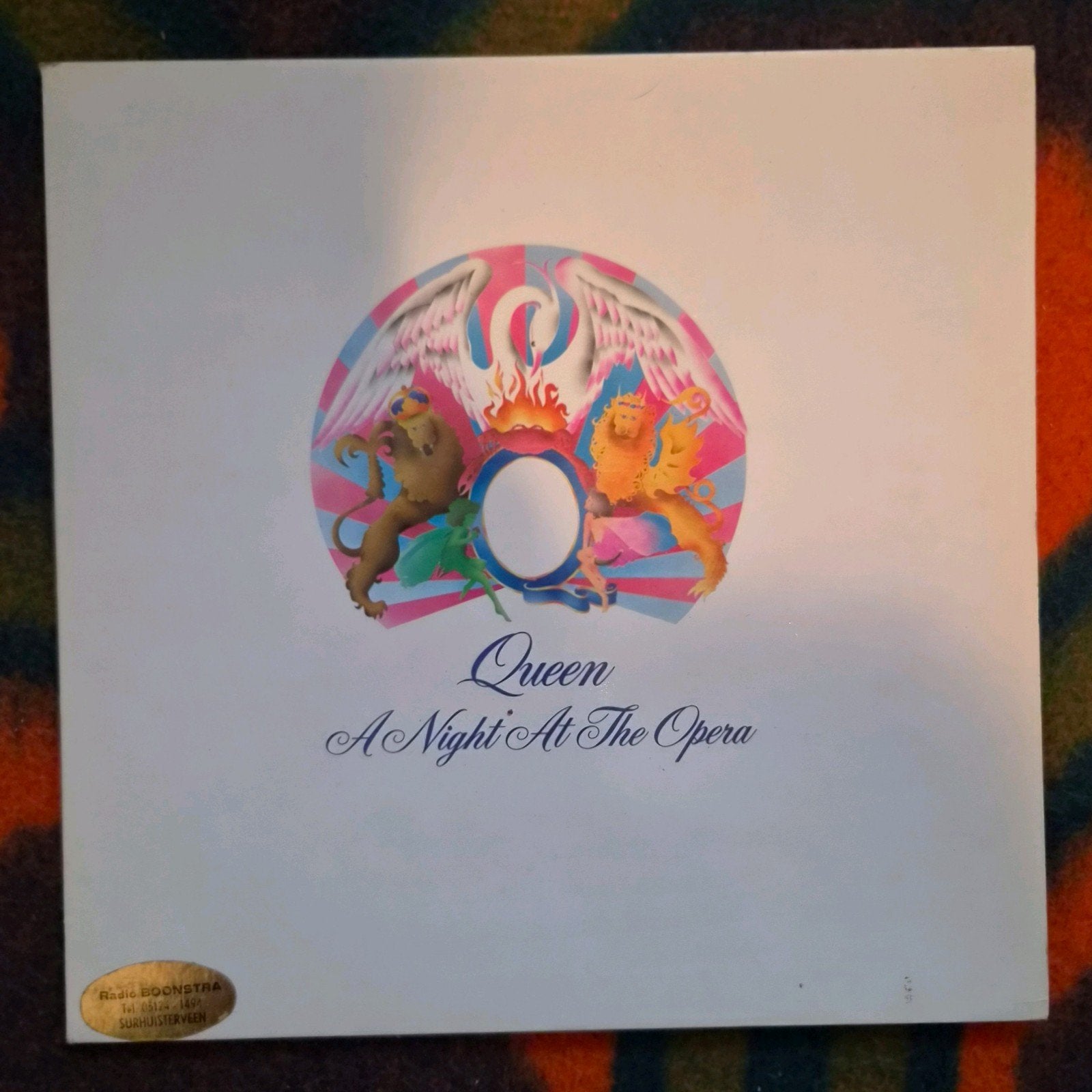 Queen - A Night At The Opera LP (1975), Cd's en Dvd's, LP, Gebruikt, Originele persing, Ophalen of Verzenden