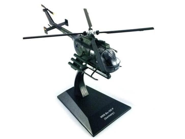 MBB Bo-105 P Germany, Schaalmodel, Ophalen of Verzenden, Eiberstraat 9 te Dokkum, Foto Meinema