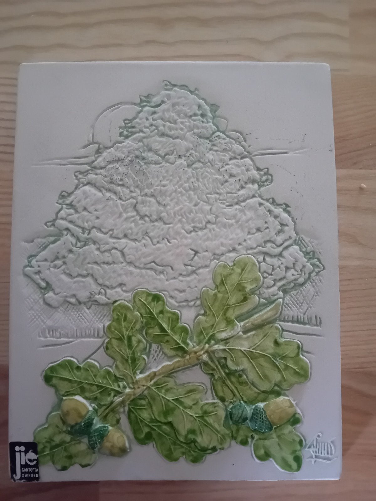 Jie keramiek  boom eik, Antiek en Kunst, Ophalen