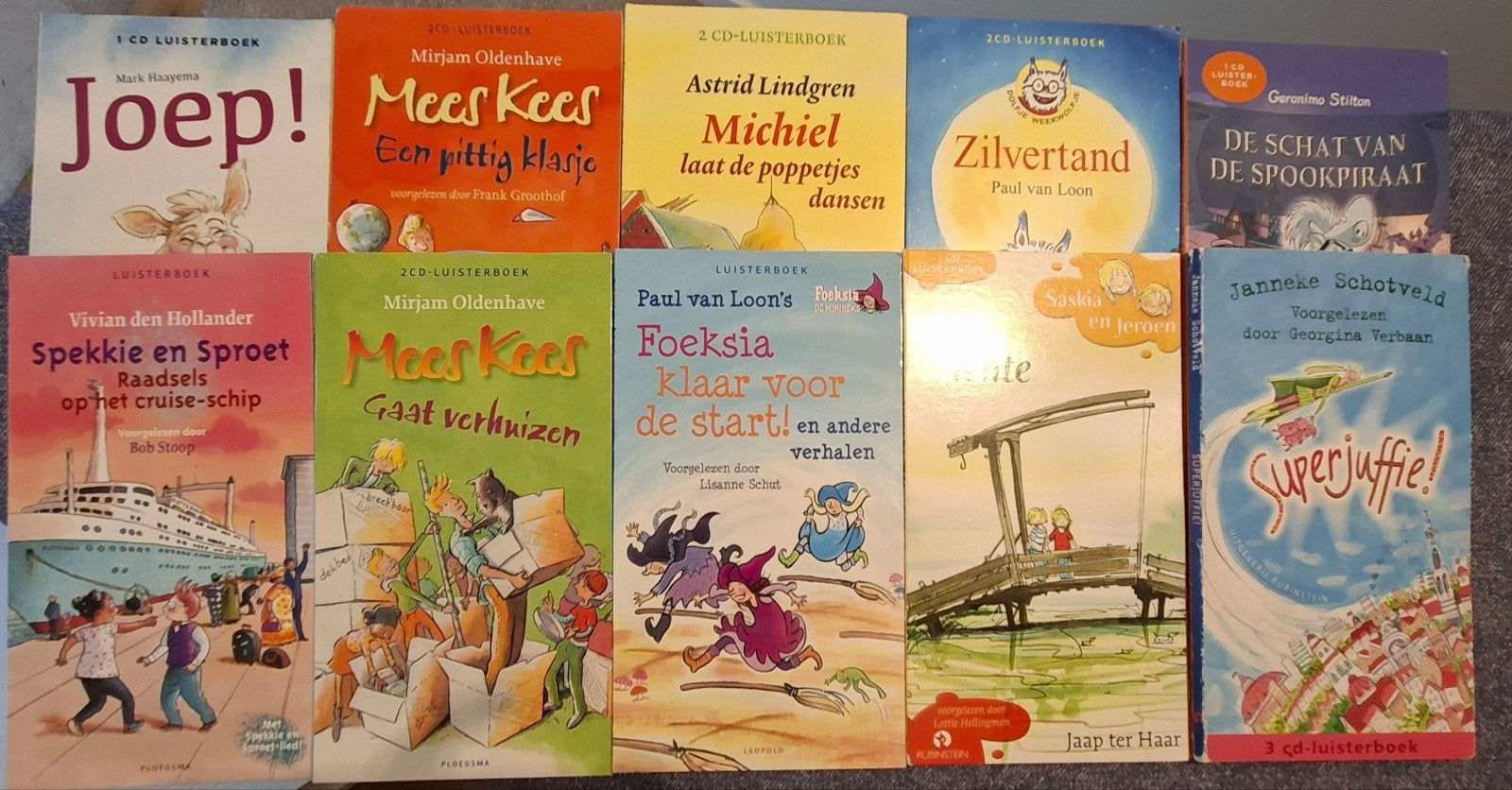 Kinder Luisterboeken 10x, Ophalen of Verzenden