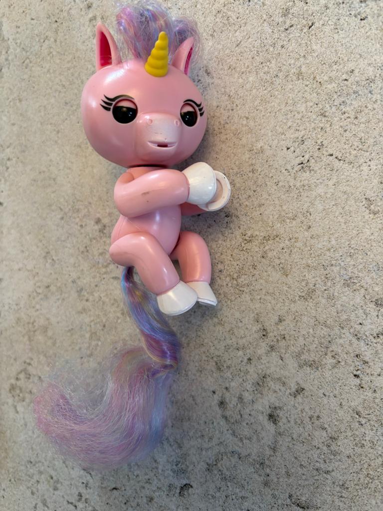 Roze Fingerling Baby Eenhoorn Speelgoed, Ophalen of Verzenden, Gebruikt