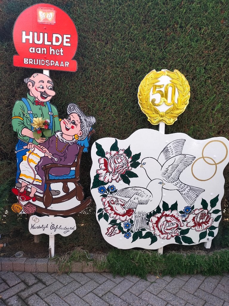 50 jaar getrouwd feestversieringen naar keuze ., Ophalen, Nieuw, Versiering, Abraham of Sarah
