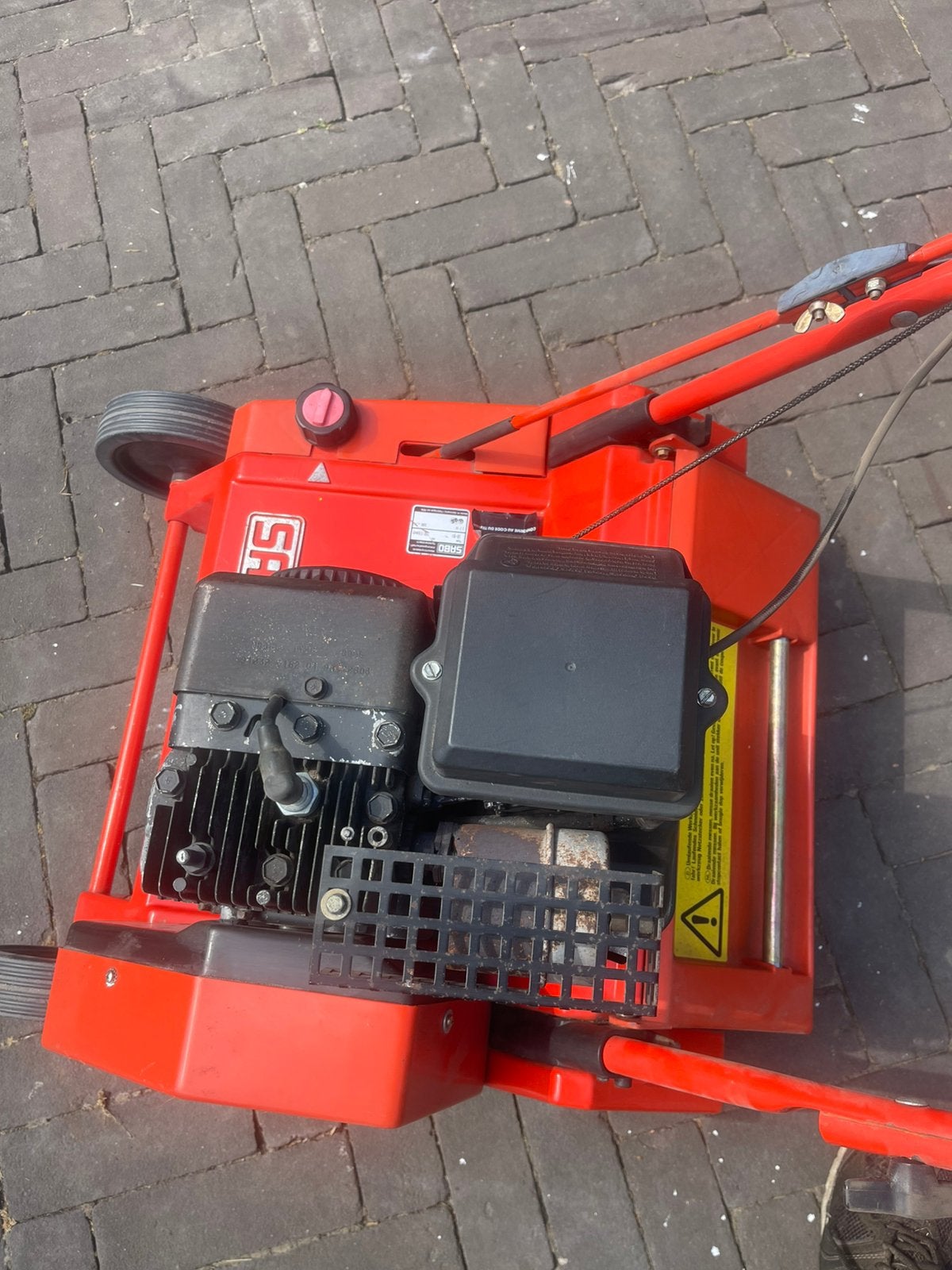 Verticuteermachine SABO 38 BV, Tuin en Terras, Ophalen, Zo goed als nieuw, 30 tot 50 cm, Benzine