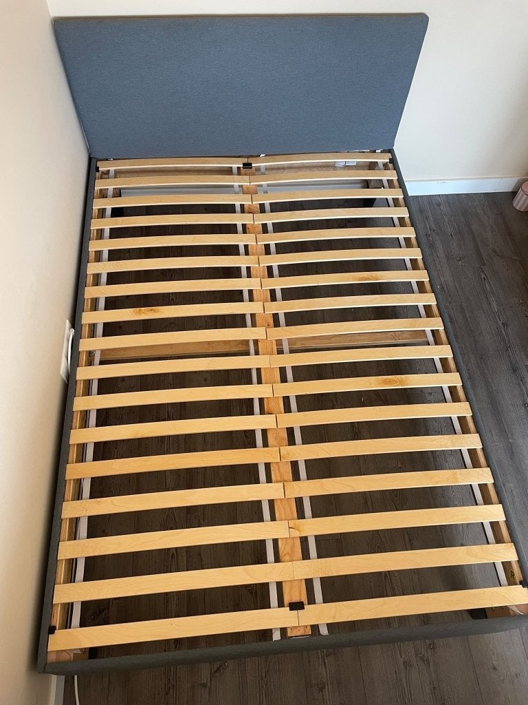 Bed 140x200cm, Ophalen, SÄBÖVIK, Tweepersoons, 140 cm