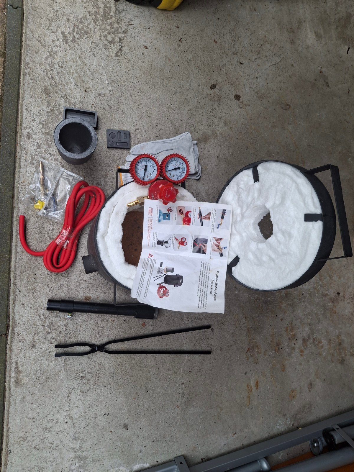 Smeltoven set met accessoires, Ophalen, Nieuw