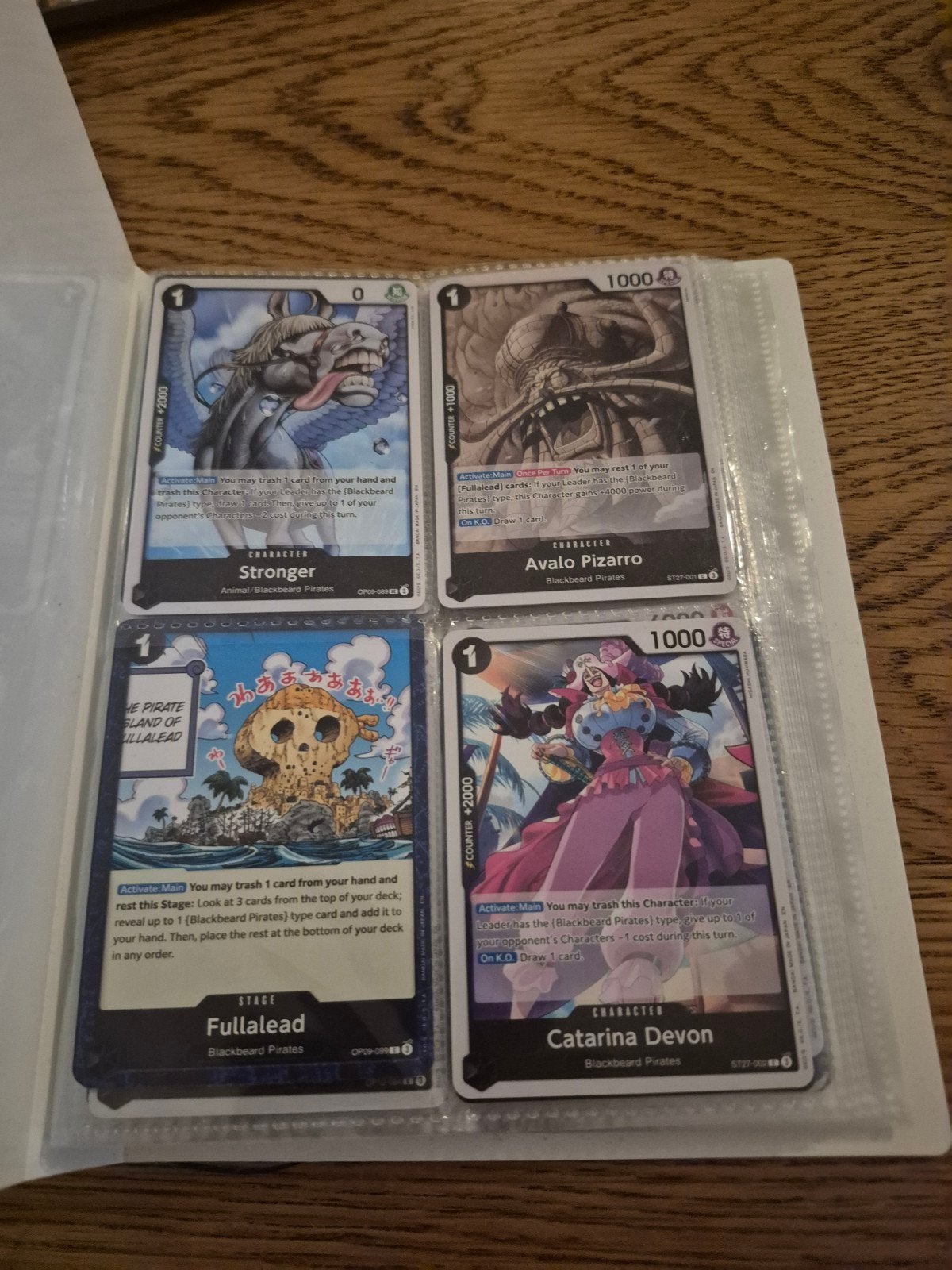 One piece binder, Verzenden, Zo goed als nieuw, Meerdere kaarten, Foil