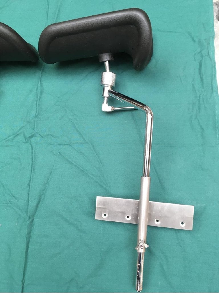 set beensteunen kniesteunen voor behandelbank gyneacologie, Diversen, Niet ingevuld, Niet ingevuld, Niet ingevuld