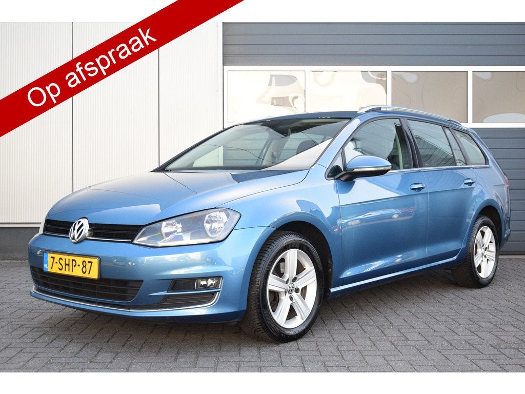 Volkswagen Golf Variant 1.4 TSI Highline Audio/Bluetooth Spo, Auto's, Volkswagen, Voorwielaandrijving, Gebruikt, 4 cilinders, Blauw