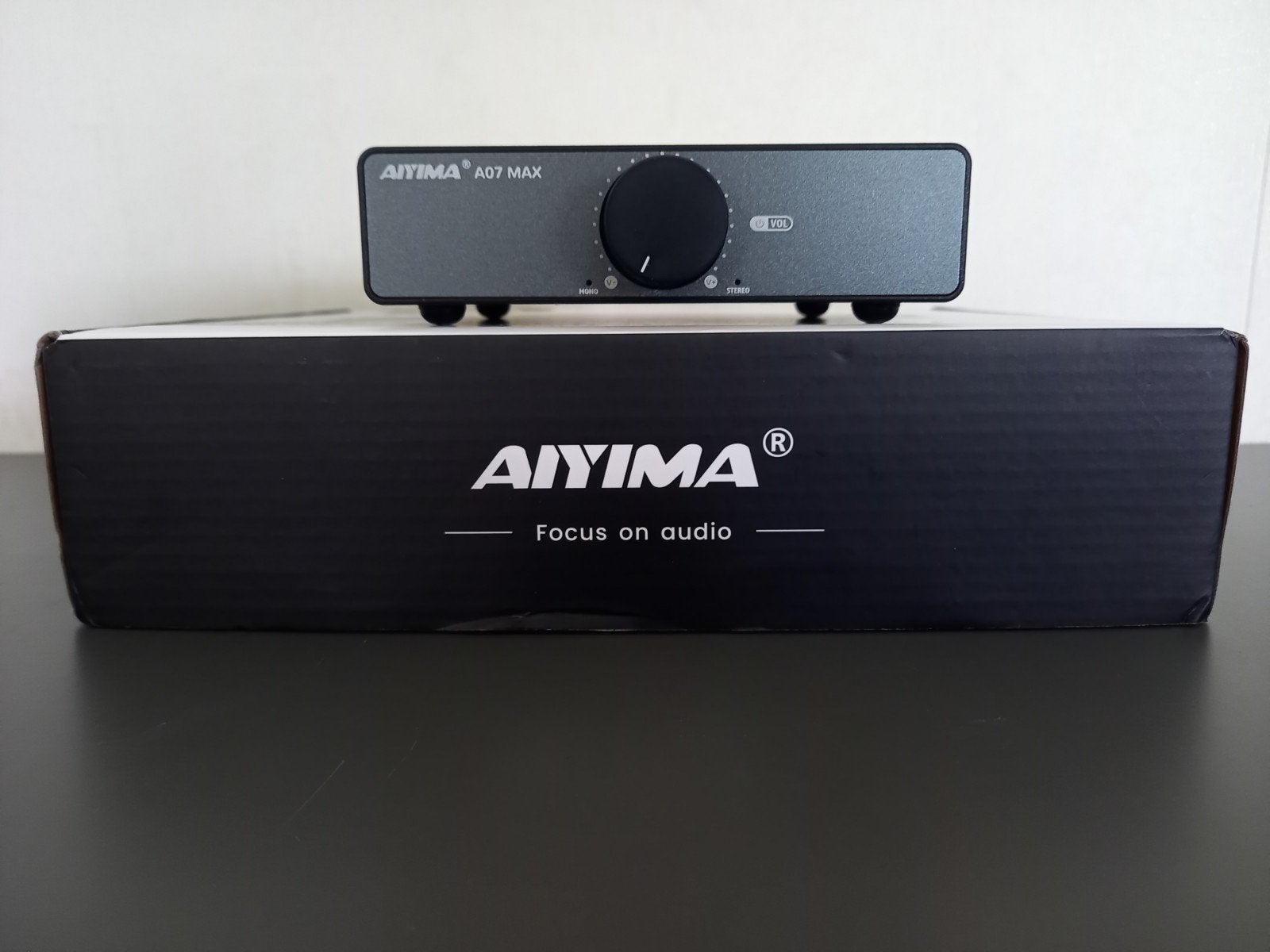 AIYIMA A07MAX CLASS-D 2X150 WATT FULL BOXED + UPGRADE OPAMPS, Audio, Tv en Foto, Overige merken, Ophalen of Verzenden, Zo goed als nieuw