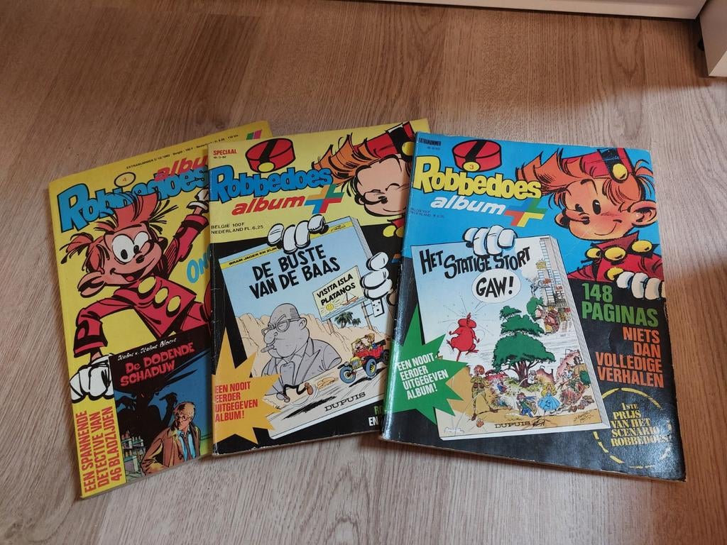 3 Robbedoes album stripboeken, Boeken, Strips | Comics, Ophalen of Verzenden