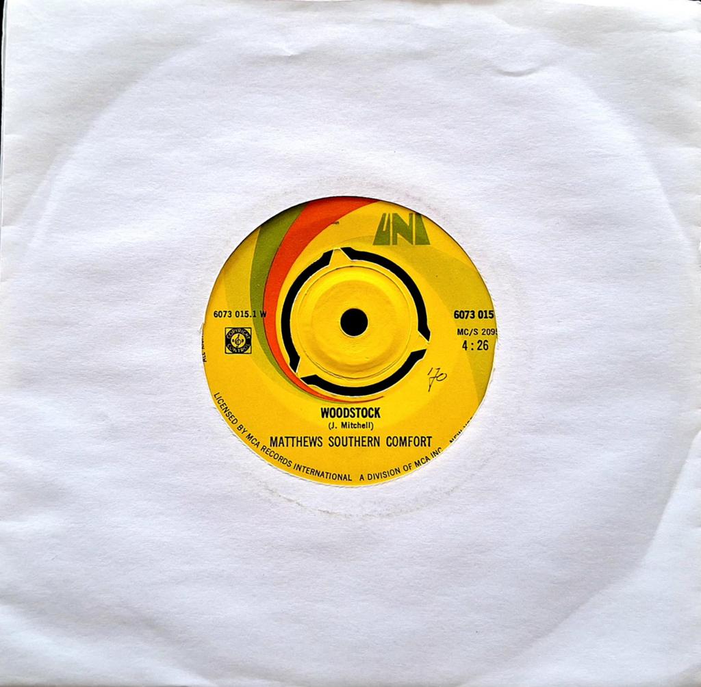 7"/SINGLE  MATTHEWS SOUTHERN COMFORT - Woodstock, Ophalen of Verzenden, Gebruikt, Pop