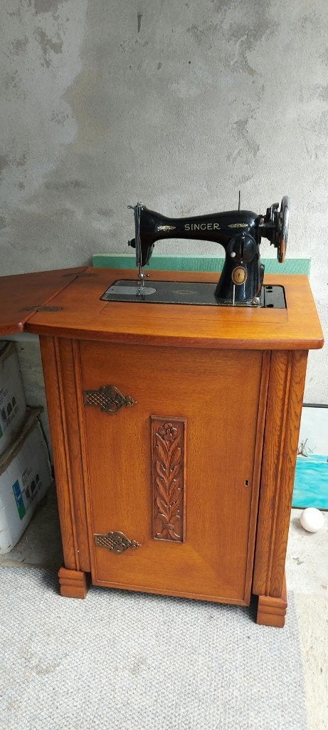 Singer trapnaaimachine, Ophalen