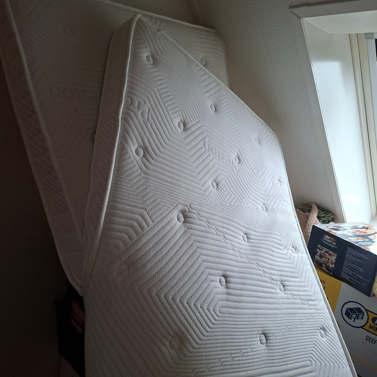 splittopper preston 180x200, Ophalen, Tweepersoons, Zo goed als nieuw, 180 cm