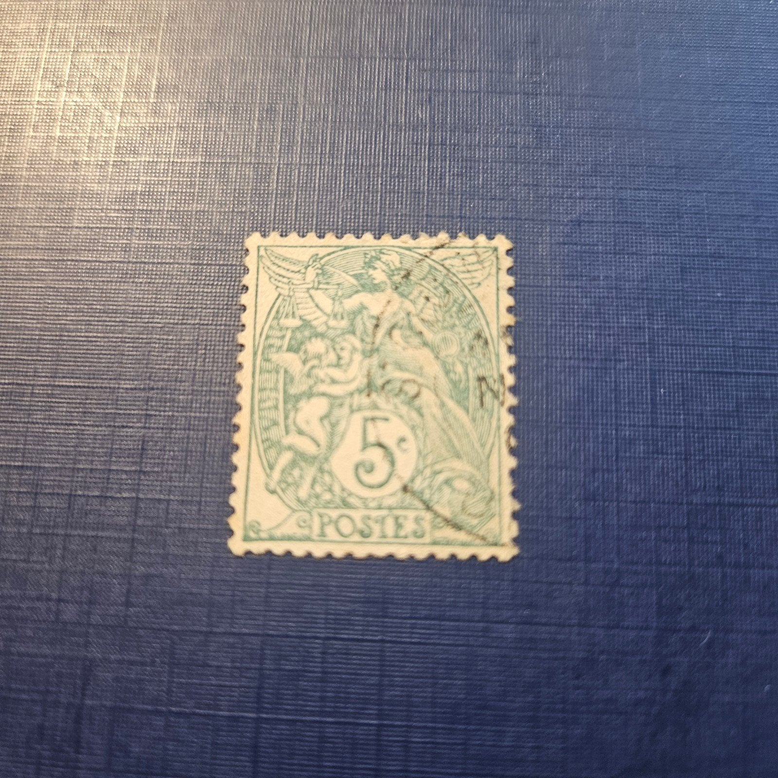 Frankrijk nr 90 groen, Ophalen of Verzenden, Gestempeld