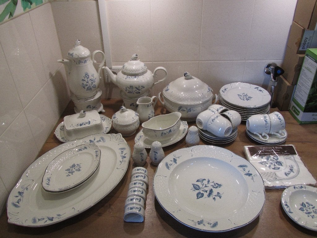 Val Bleu Villeroy en Boch serviesdelen, Overige typen, Ophalen of Verzenden, Zo goed als nieuw, Overige stijlen