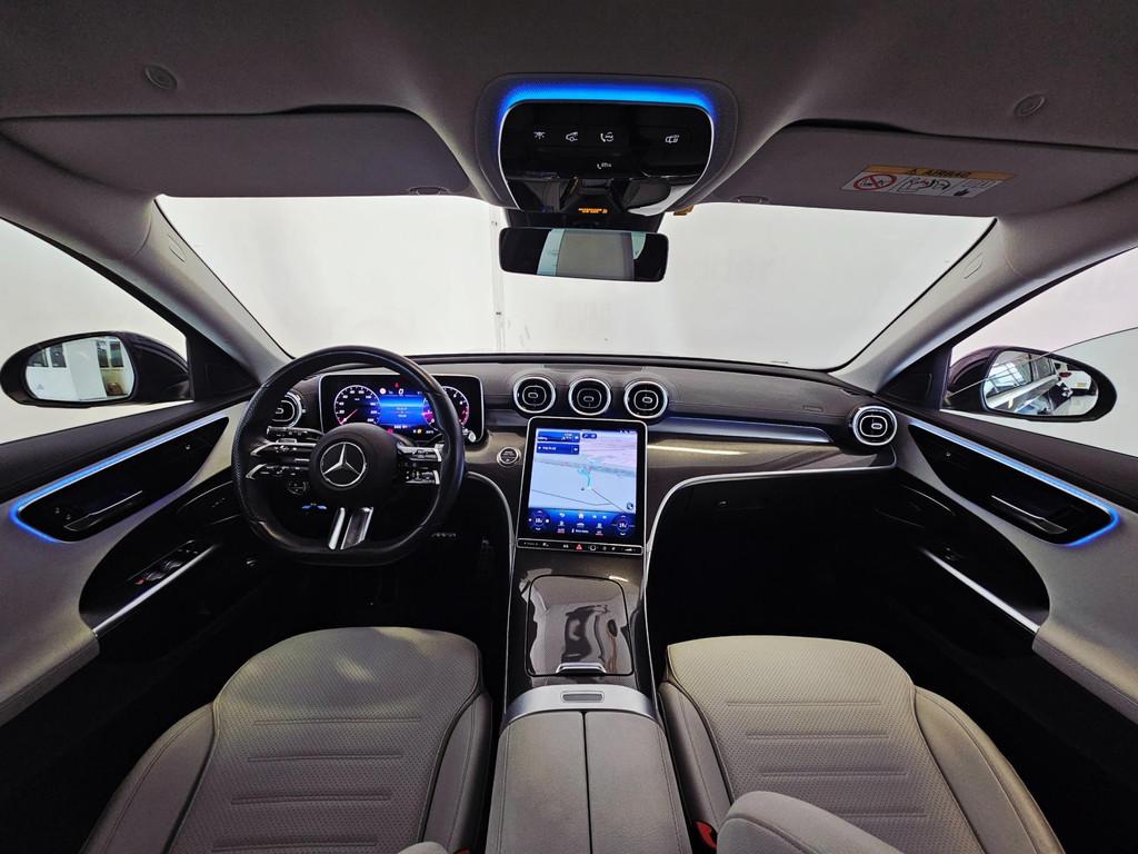 Mercedes-Benz C-klasse Estate 200 AMG Line|GARANTIE|FACELIFT, Auto's, Mercedes-Benz, Automaat, Euro 6, 4 cilinders, Blauw