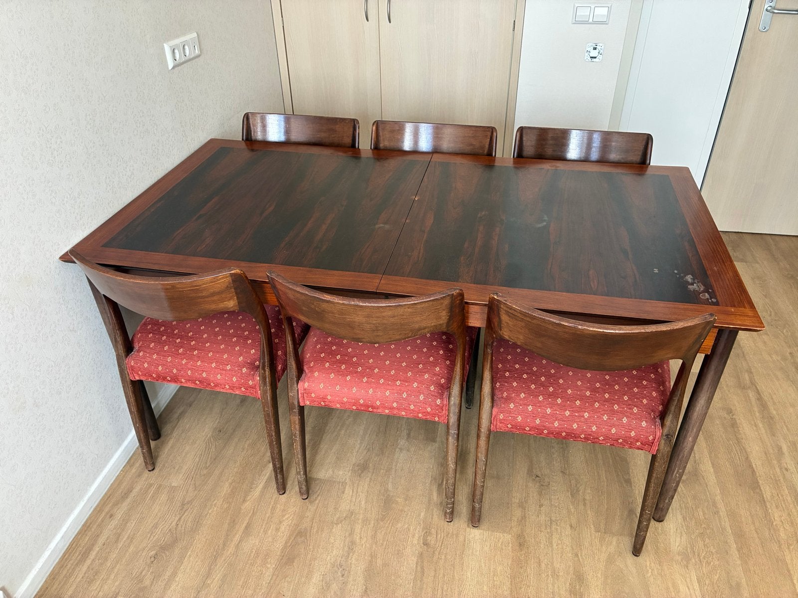 Vintage Mid Century Modern Eetkamerset - 6 Personen, Ophalen