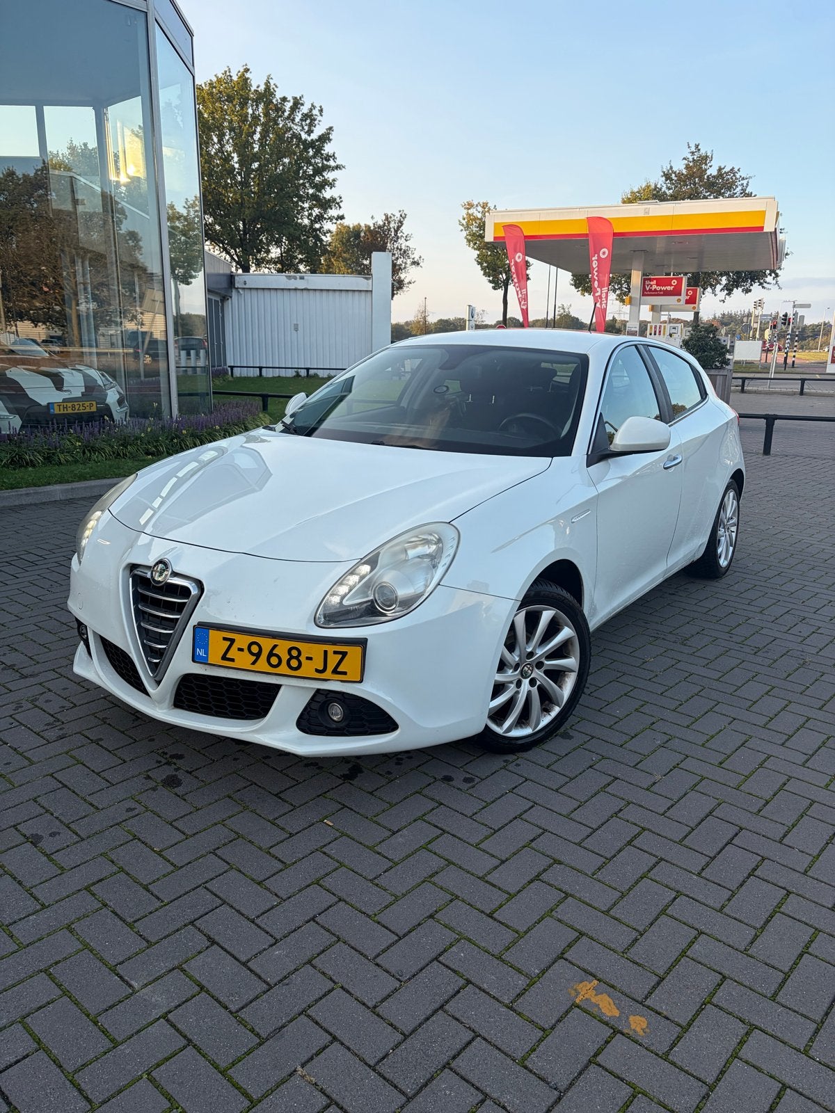 Alfa Romeo Giulietta 1.4 Turbo 2011 Wit LPG/benzine, Auto's, Voorwielaandrijving, Euro 5, Stof, Zwart