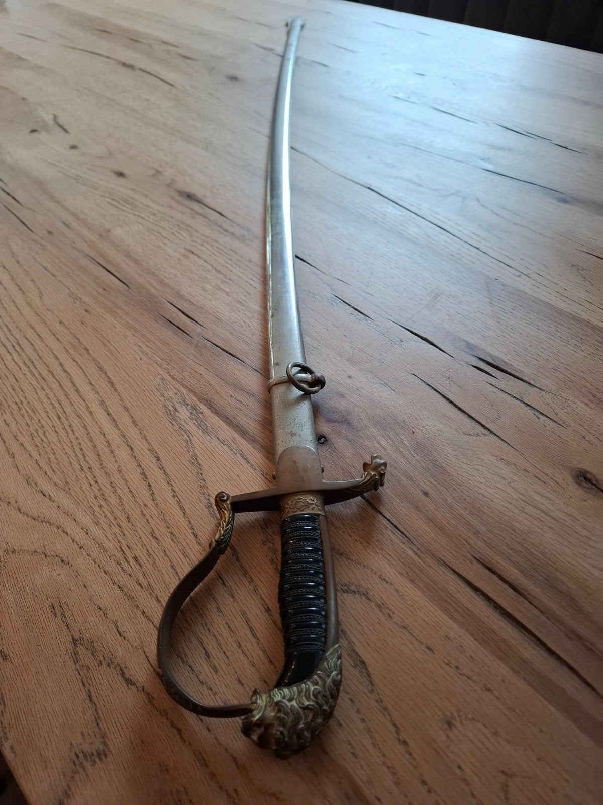 Antieke IJzerhouwer Sabel in mooie staat, Ophalen of Verzenden, Landmacht, Nederland, Zwaard of Sabel