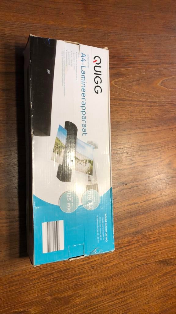 Lamineerapoaraat nieuw, Ophalen of Verzenden, Zo goed als nieuw, E27 (groot), Led-lamp