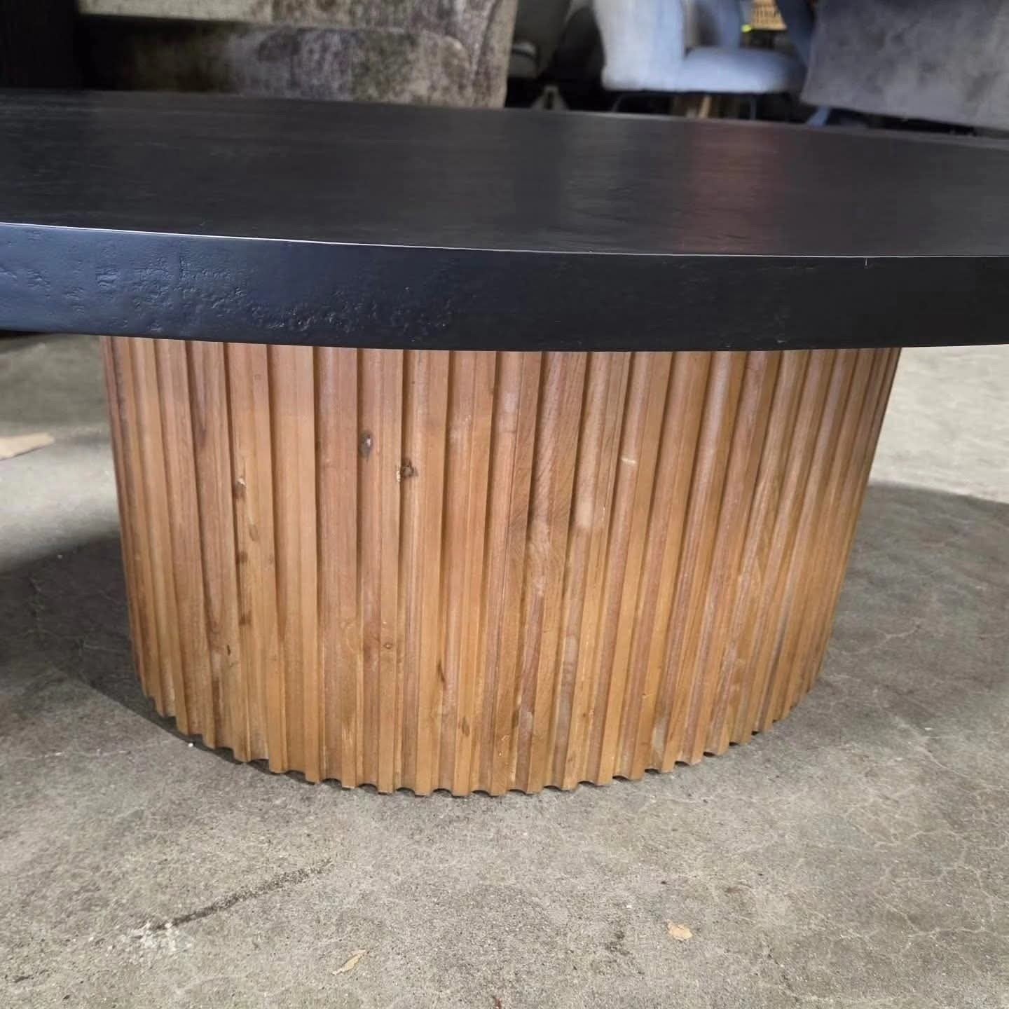 Ovale Salontafel Palazzo Teakhout Stucwerk van Tower Living, Antiek en Kunst, Ophalen