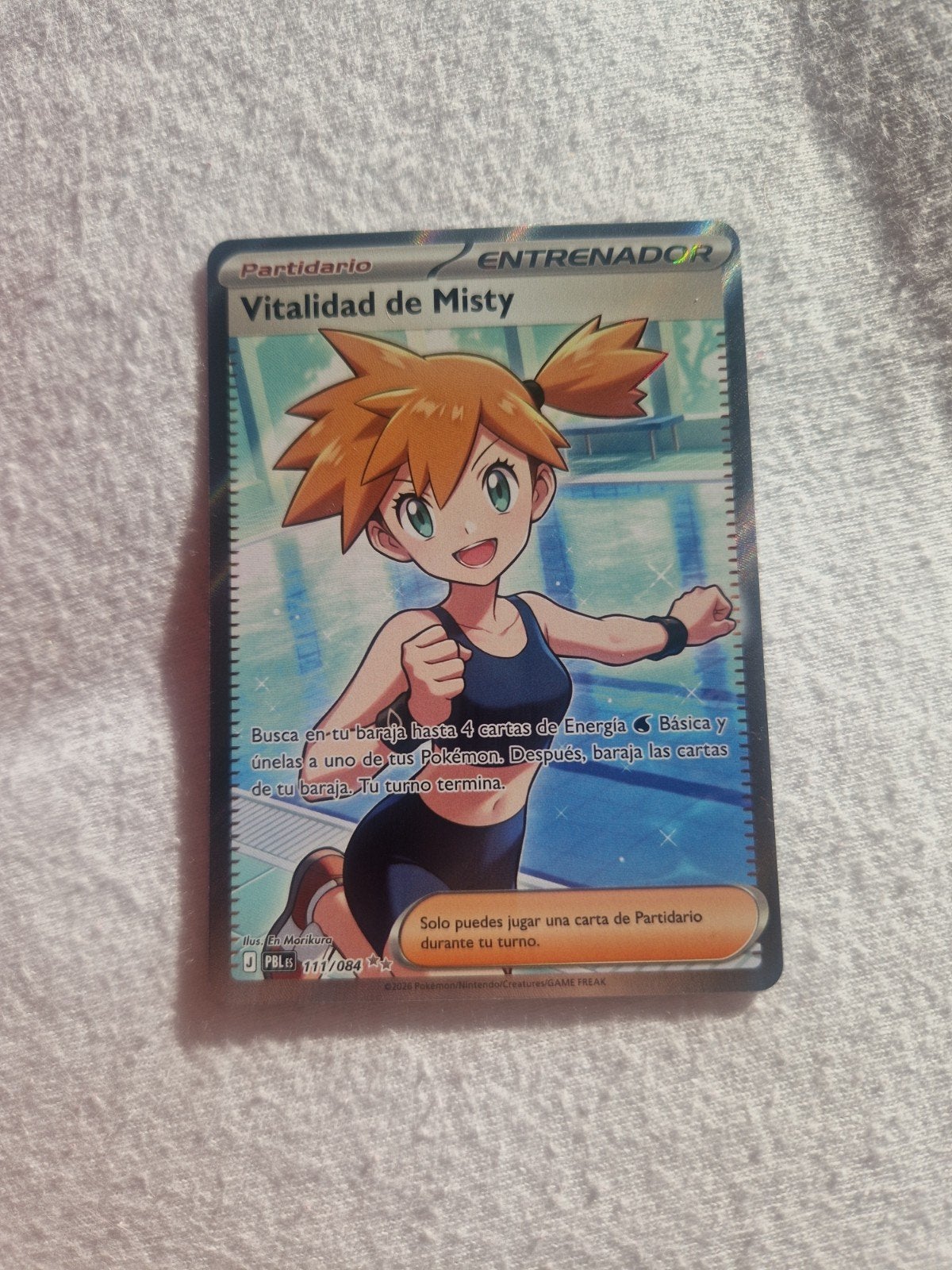 full art misty pokemon kaart, Ophalen of Verzenden, Nieuw