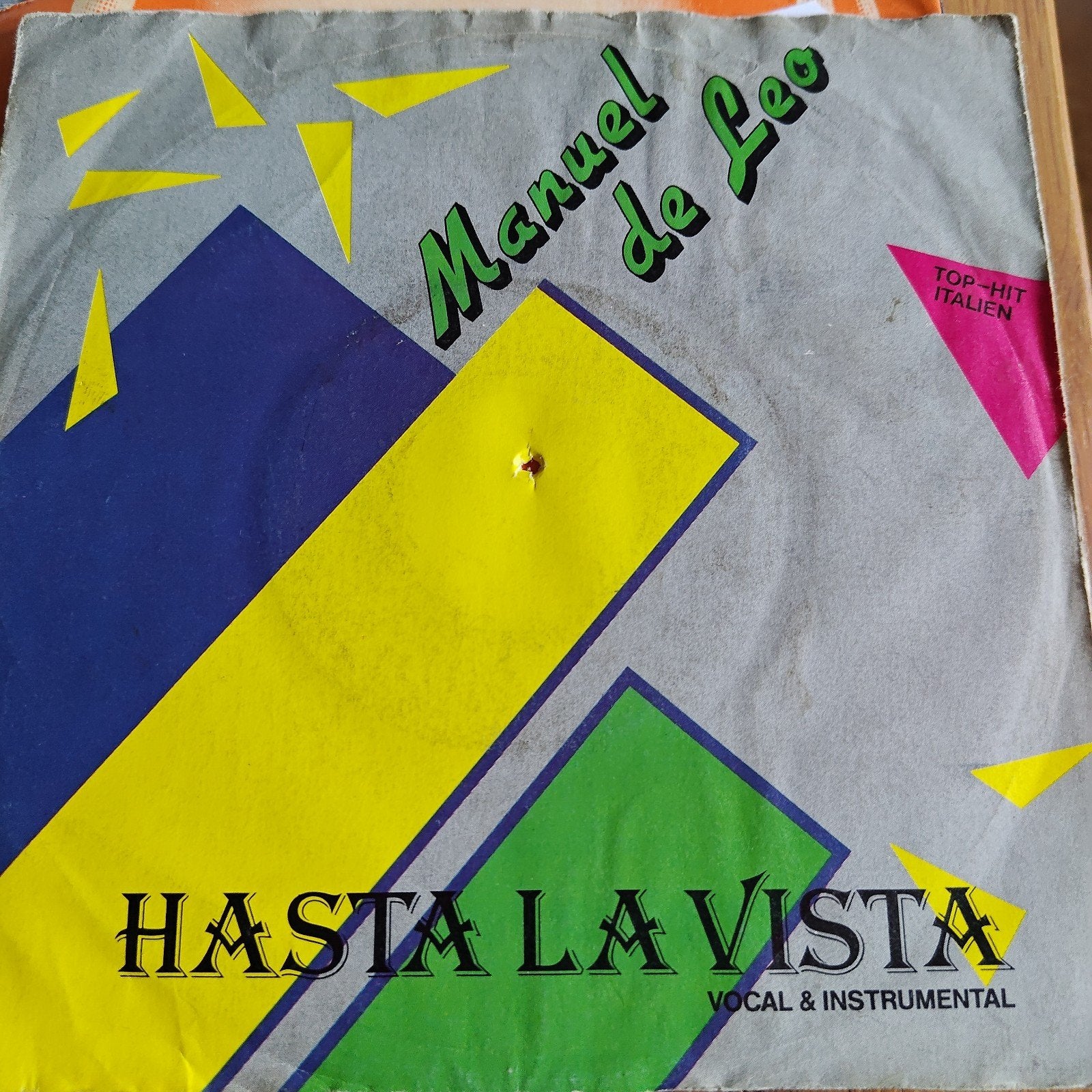 Manuel de Leo - Hasta La Vista (Vinyl Single), Gebruikt, 7 inch, Ophalen of Verzenden, Import