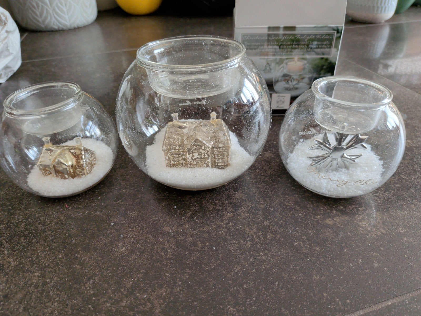 3 Riviera Maison thee licht houders zgan, Huis en Inrichting, Woonaccessoires | Stolpen, Ophalen of Verzenden, Zo goed als nieuw