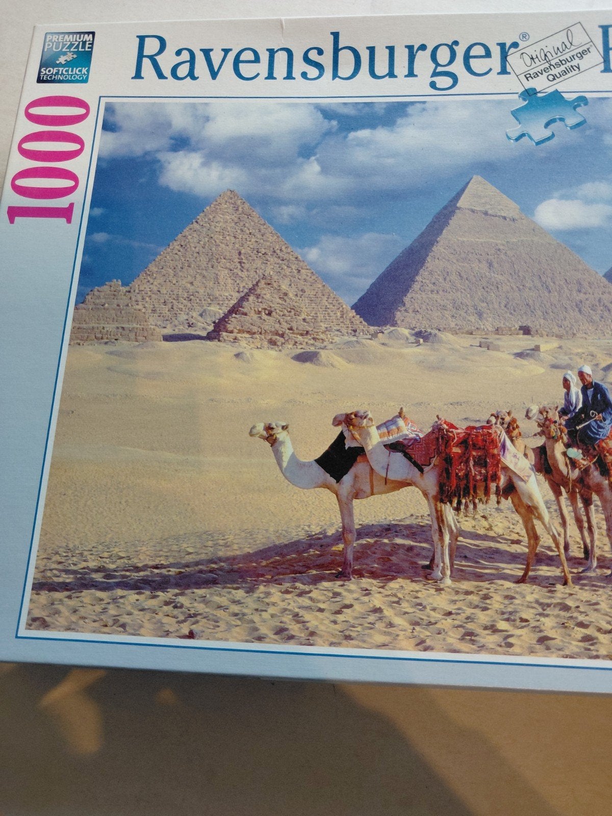 Legpuzzel Piramides van Gizeh 1000 stukjes, Ophalen of Verzenden, 500 t/m 1500 stukjes, Zo goed als nieuw, Legpuzzel