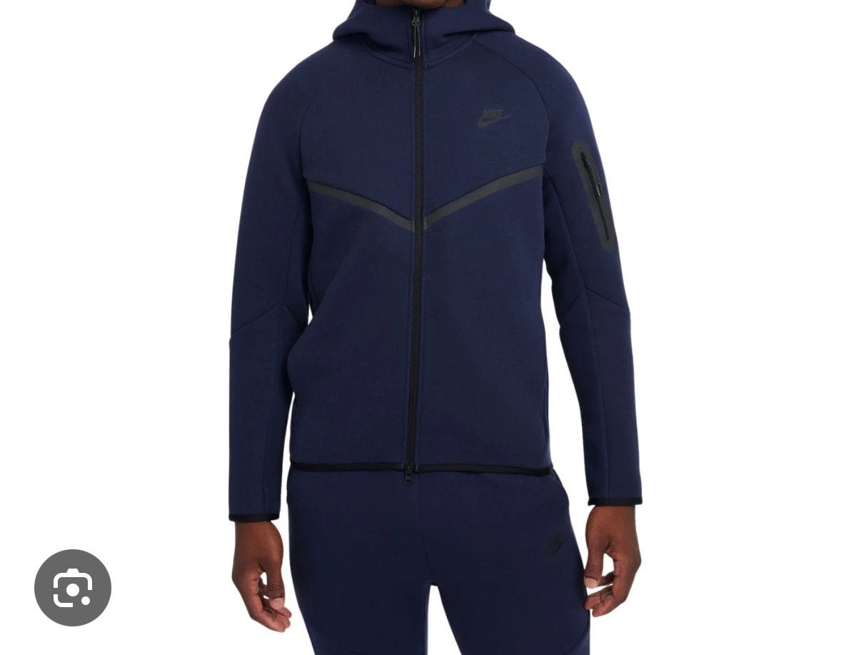 Nike tech fleece, Ophalen of Verzenden, Zo goed als nieuw, Blauw