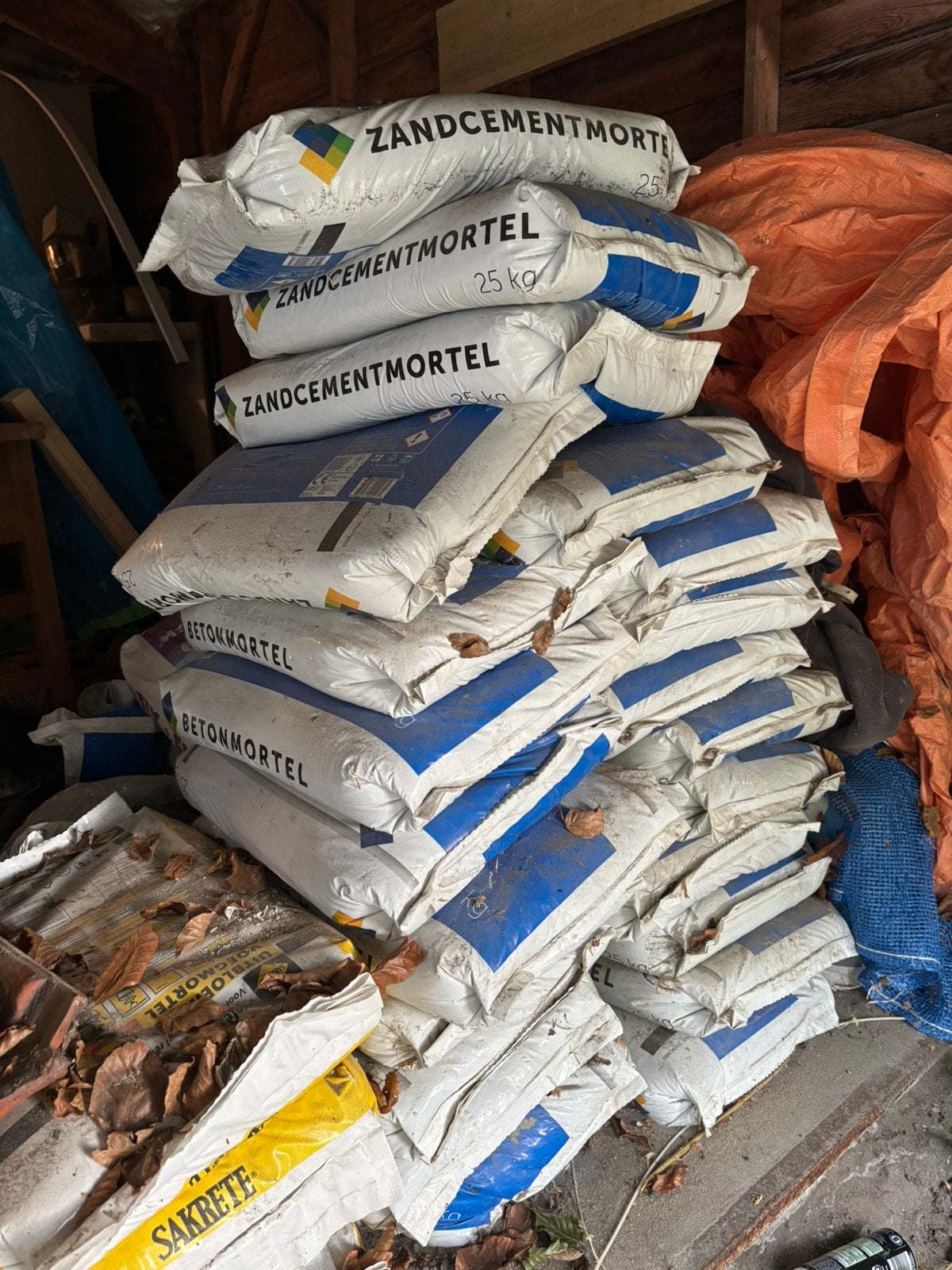 Zand cement en beton mortel, Ophalen of Verzenden
