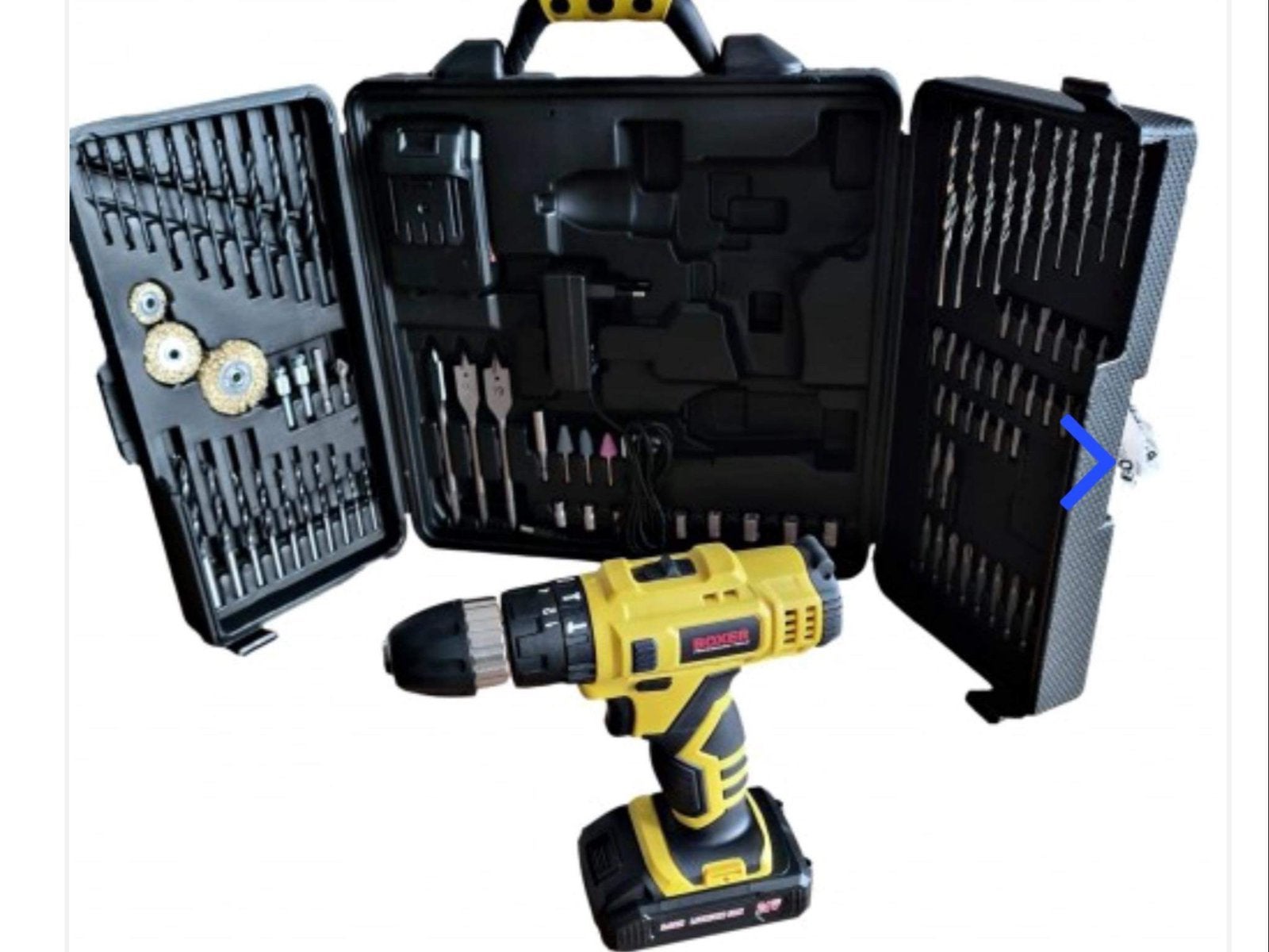 24 v Boor schroefmachine met hamerfunctie in koffer 94 delig, Ophalen of Verzenden, Nieuw, Boor- en Schroefmachine