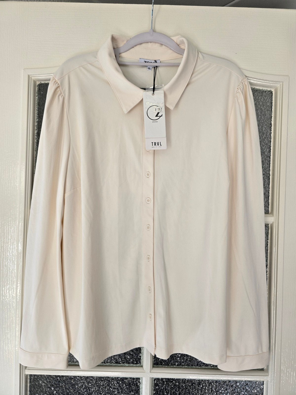 nieuw zoso blouse travel offwhite xxl, Kleding | Dames, Ophalen of Verzenden, Nieuw, Maat 46/48 (XL) of groter, Wit