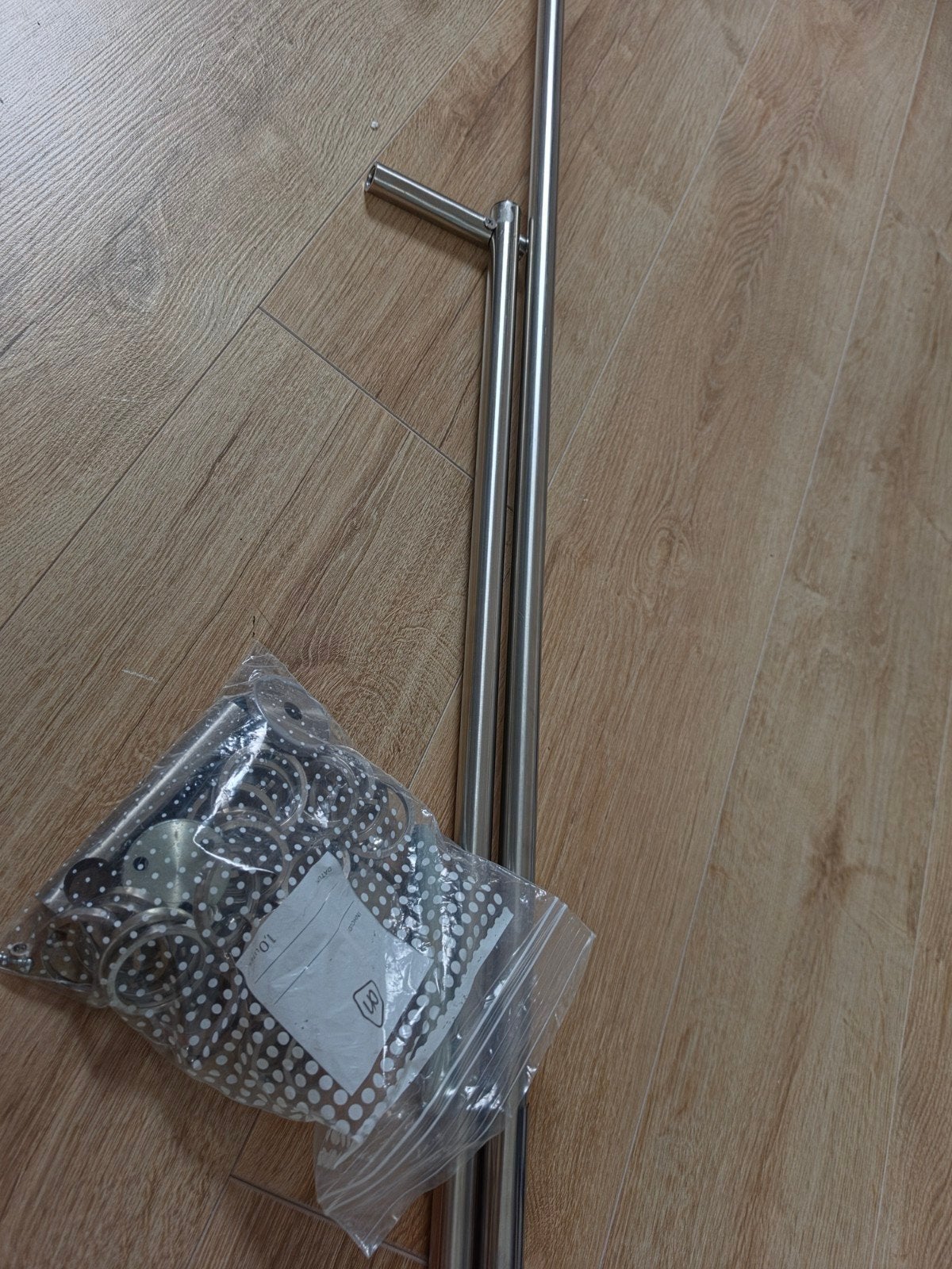 Hema gordijnroede max 4 meter - Zo goed als nieuw, Metaal, Zo goed als nieuw, Gordijn, Zilver