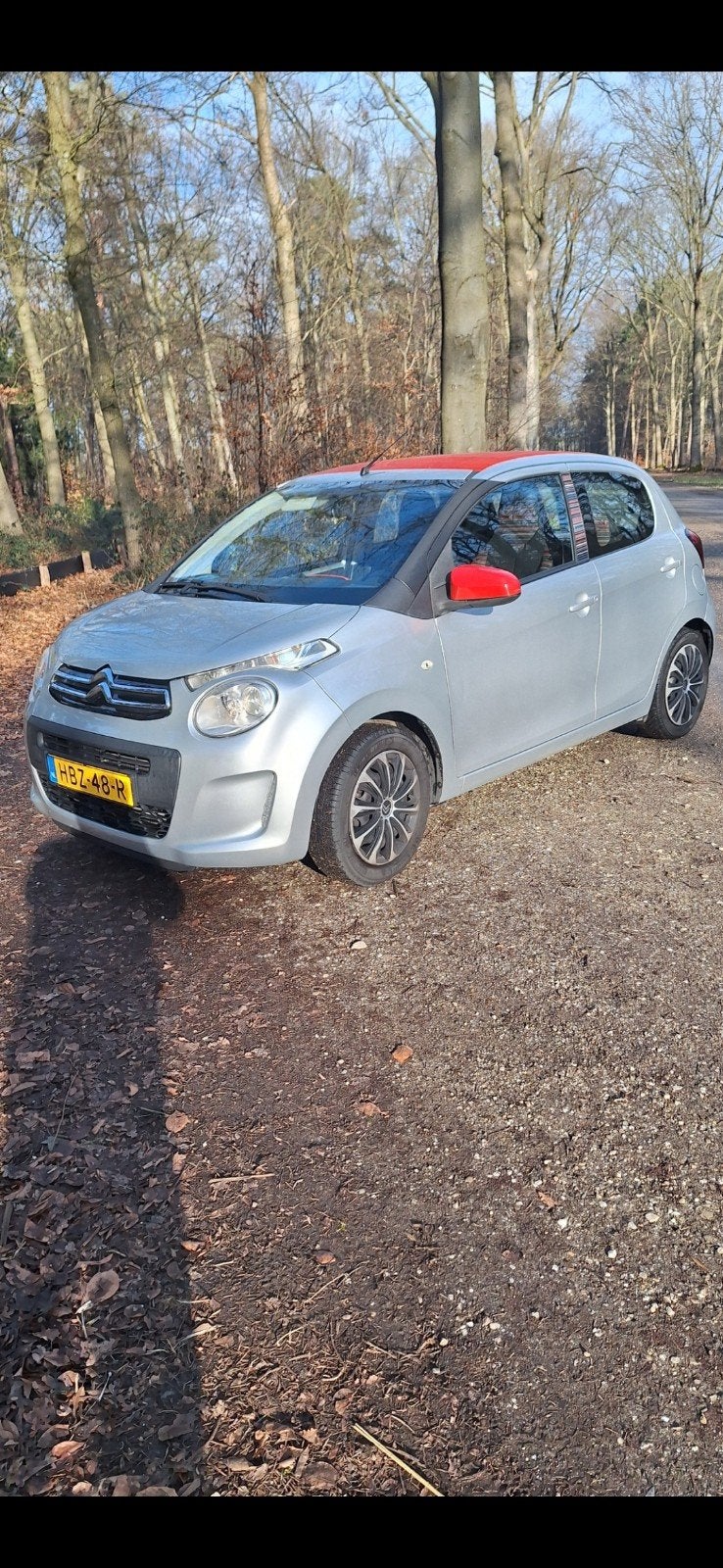 Citroën C1 1.0 E-vti 68 5-DRS 2014 Grijs, Auto's, Voorwielaandrijving, 4 stoelen, C1, 24 km/l