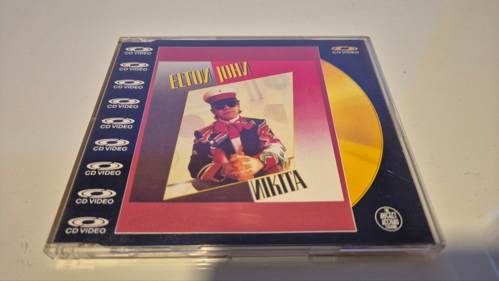 CDVIDEO Elton John Nikita Laser disc, Ophalen of Verzenden, Zo goed als nieuw