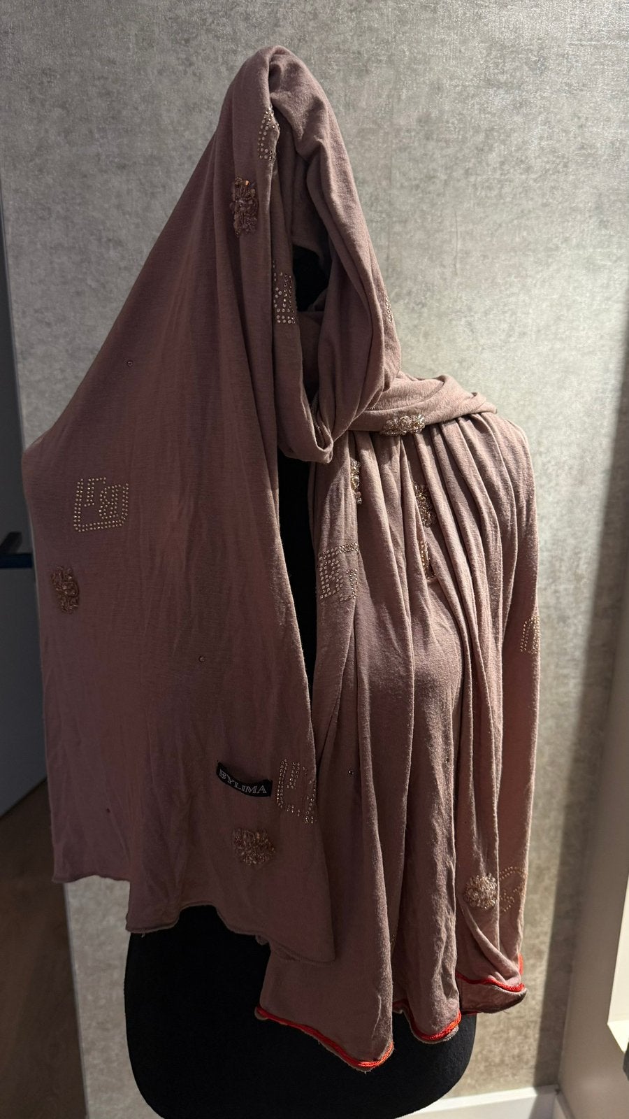 Bylima oud- roze, Ophalen of Verzenden, Zo goed als nieuw, Sjaal