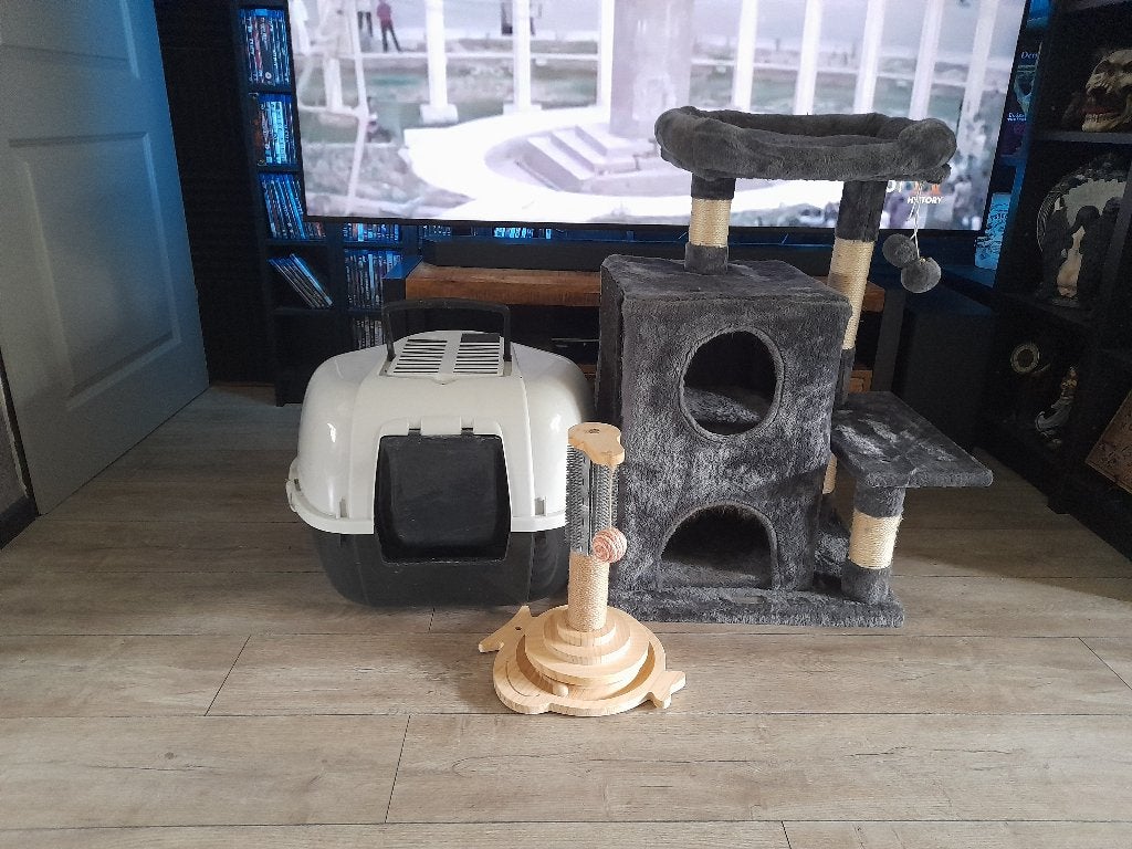 Katten krappaal, Ophalen, Zo goed als nieuw, Krabpaal