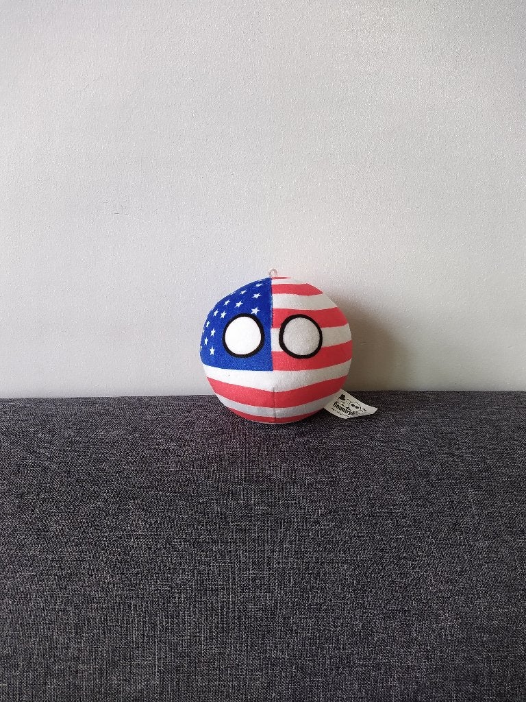 Countryball knuffels Verenigde Staten, Overige merken, Overige karakters, Overige typen, Nieuw