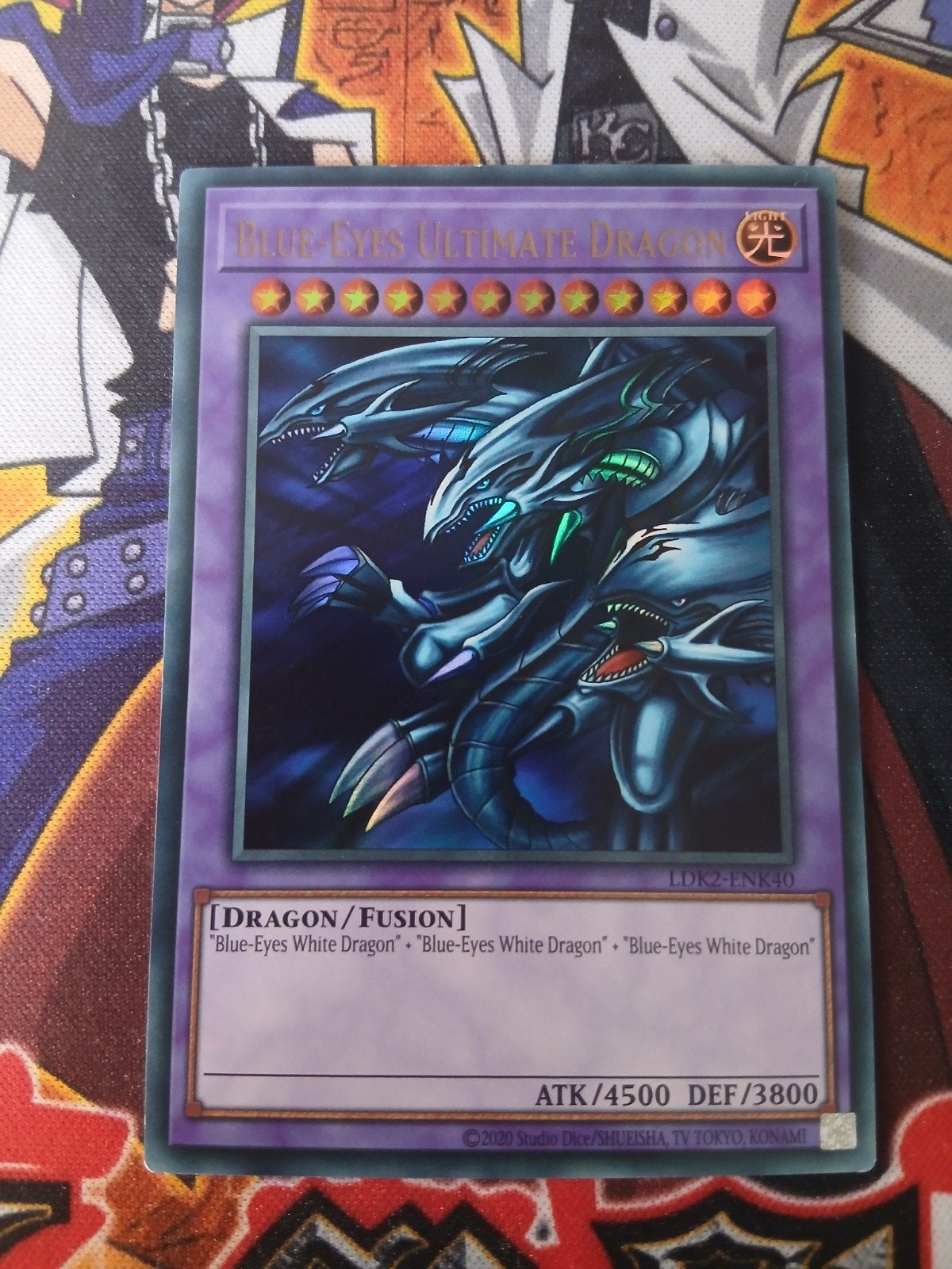 Blue-Eyes Ultimate Dragon - Ultra Rare LDK2 - Yu-Gi-Oh, Hobby en Vrije tijd, Ophalen, Zo goed als nieuw, Foil